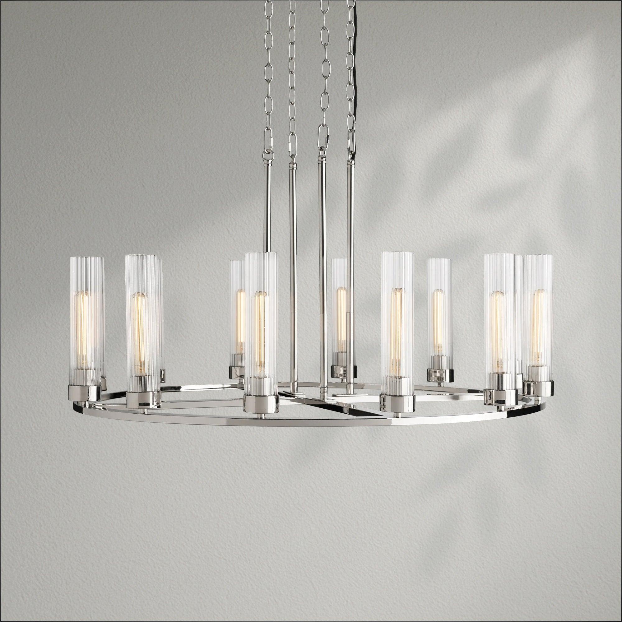 Andrens Round Chandelier 10/12 Light