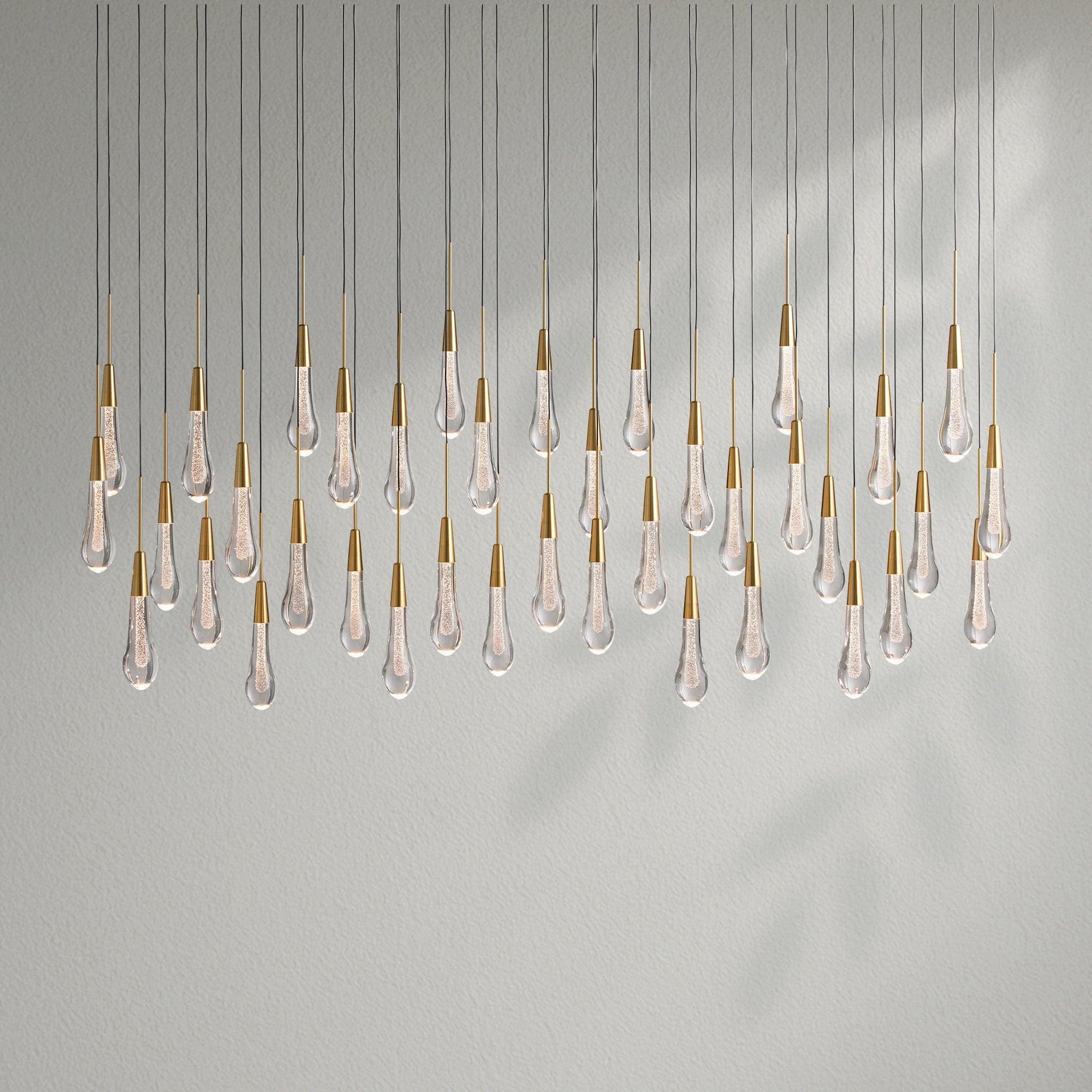 Soltairen Linear Chandelier 37"W