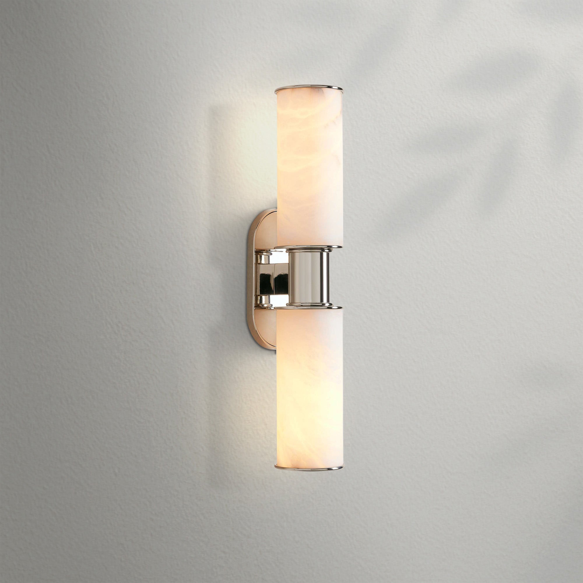 Harlien Alabaster 2-Light Wall Sconce
