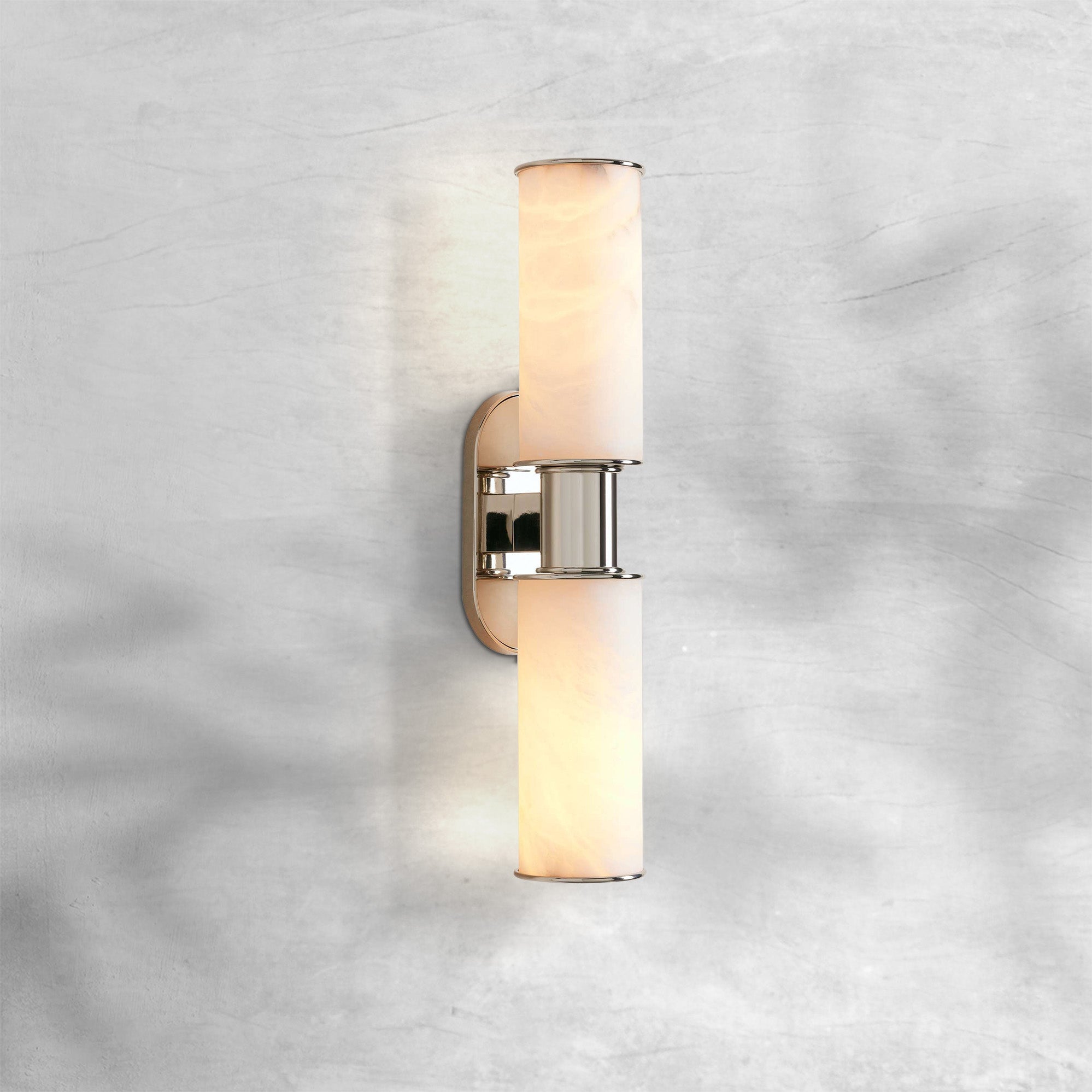 Harlin 2-Light Wall Sconce in Alabaster