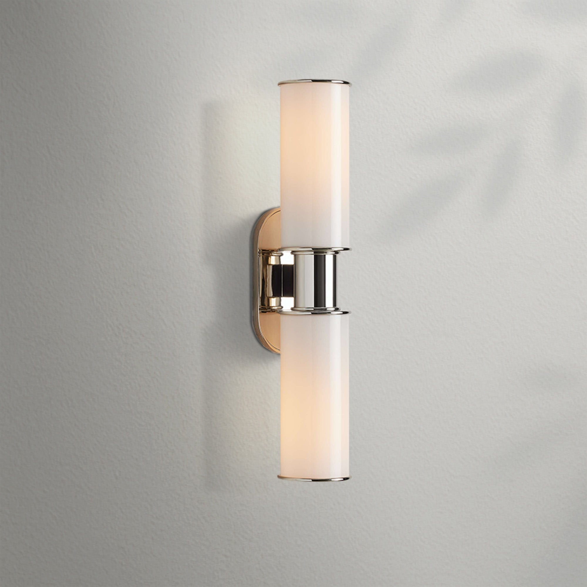 Harlien Modern Milk Glass 2-Light Wall Sconce