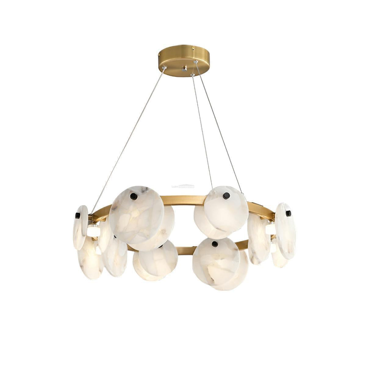Trinidad Alabaster Chandelier with 8/10 heads