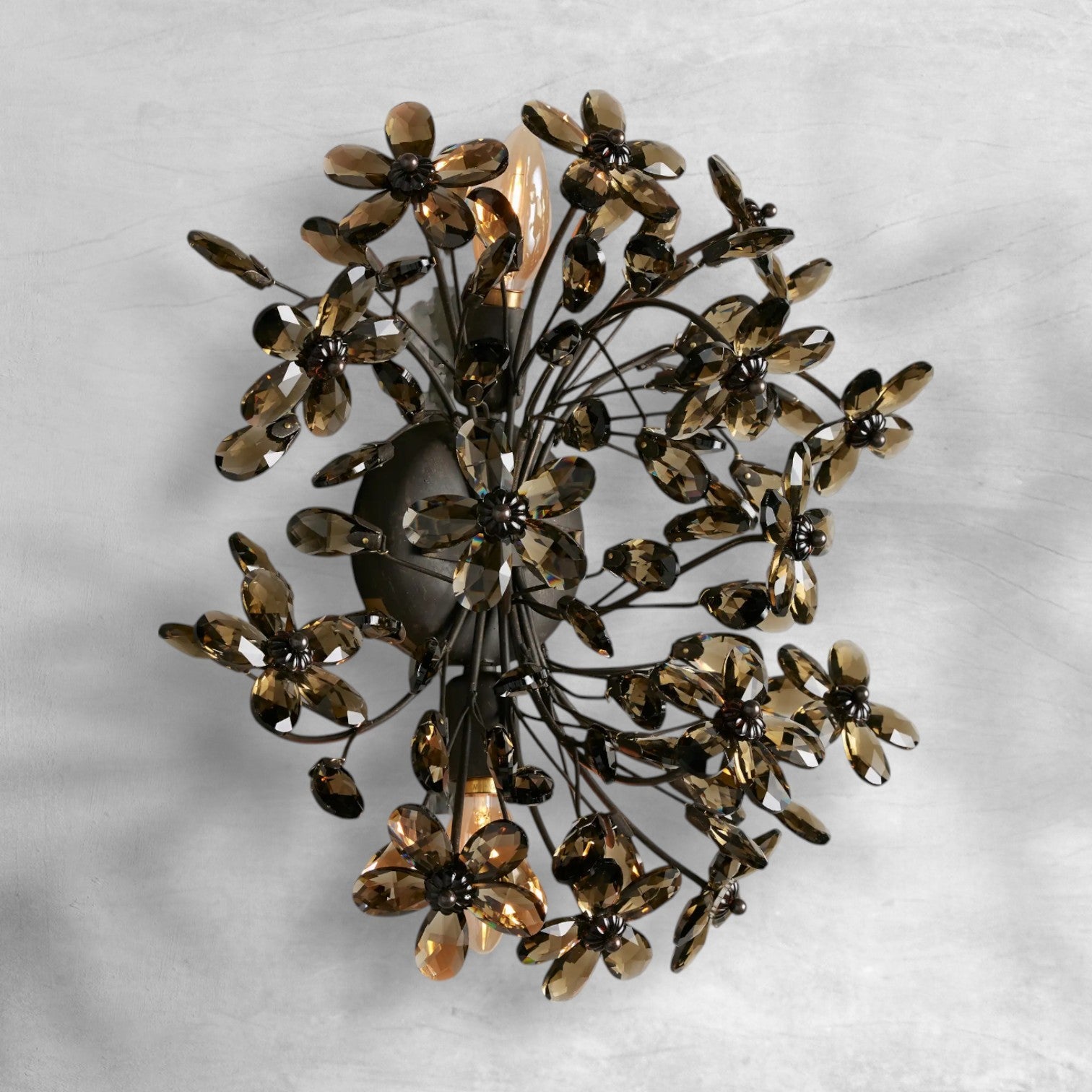 Luster Gaze Veridian Bloom 2-Light Wall Sconce - Background Shot