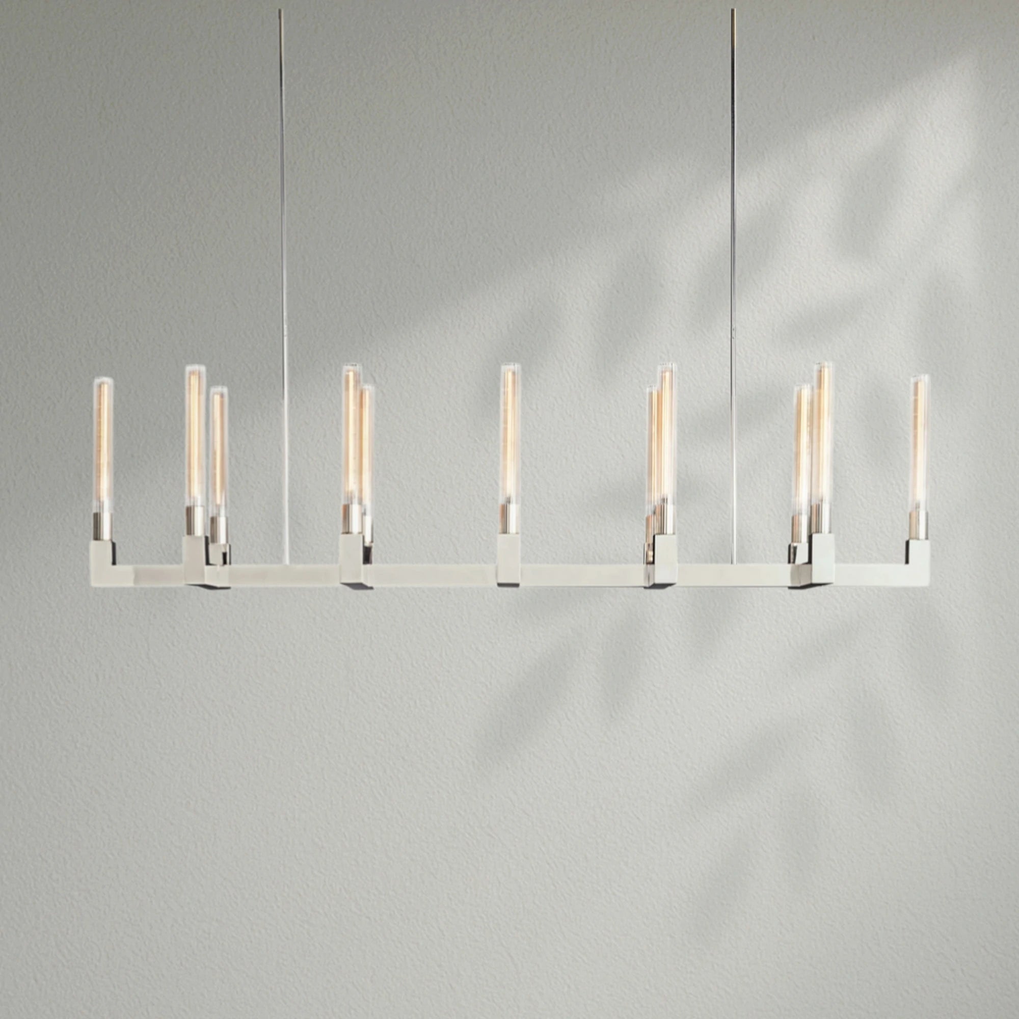 Cannelo Glass Linear Chandelier