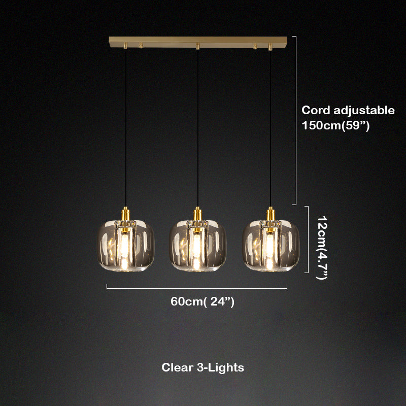 Luster Gaze Cosmic Orb Crystal Pendant Lighting - Background Shot