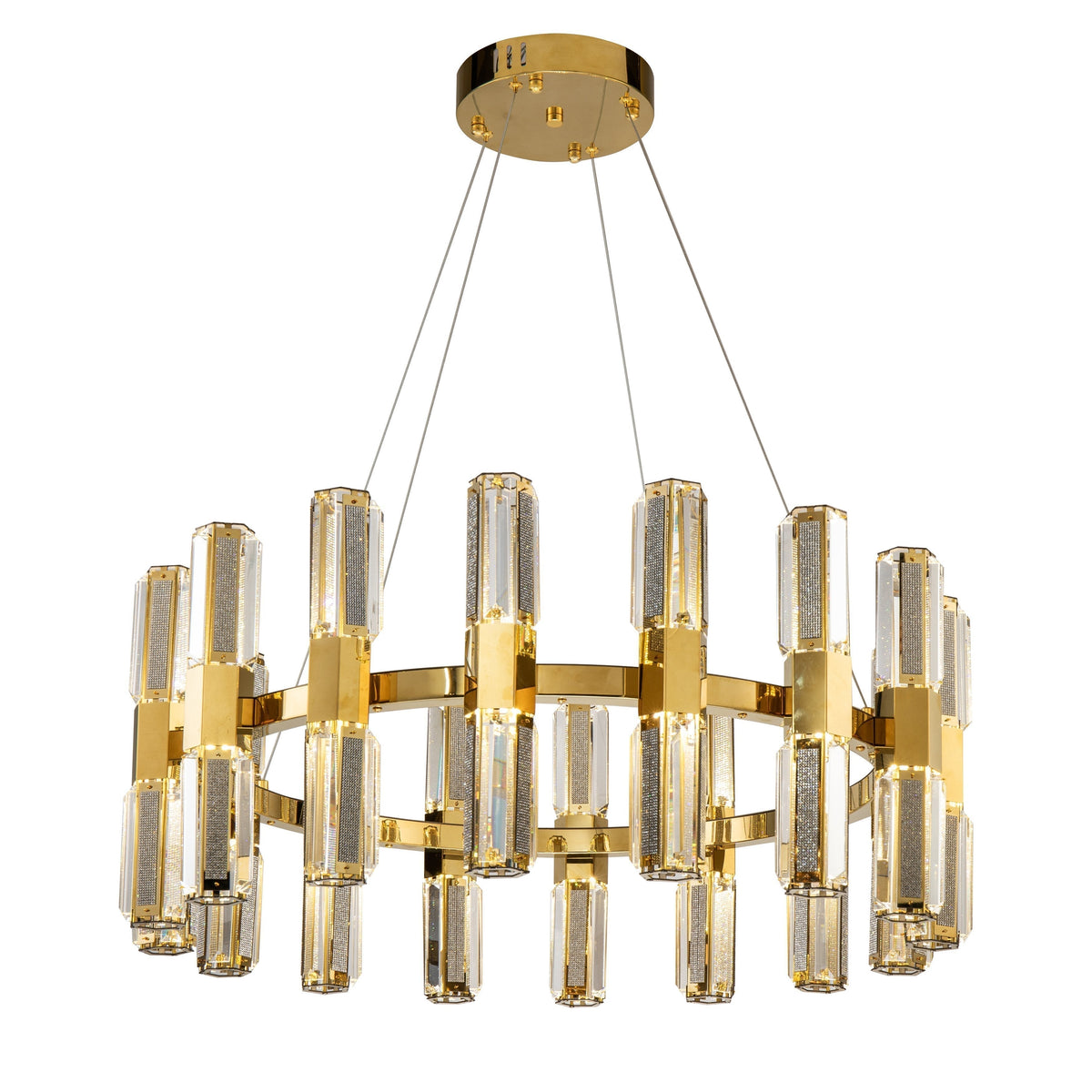 Olivia Round Chandelier - Luster Gaze