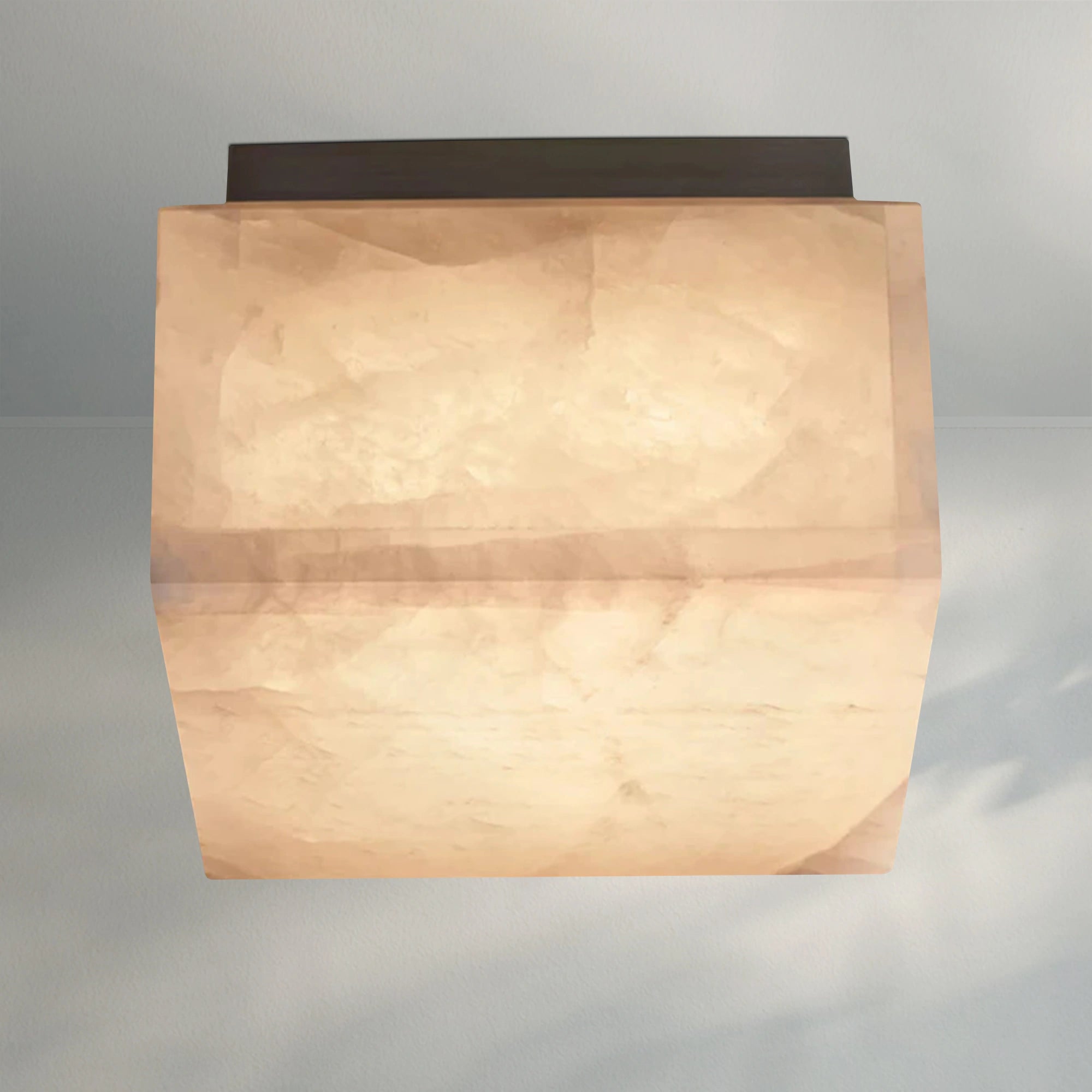 Rivaga Calcite Square Flushmount