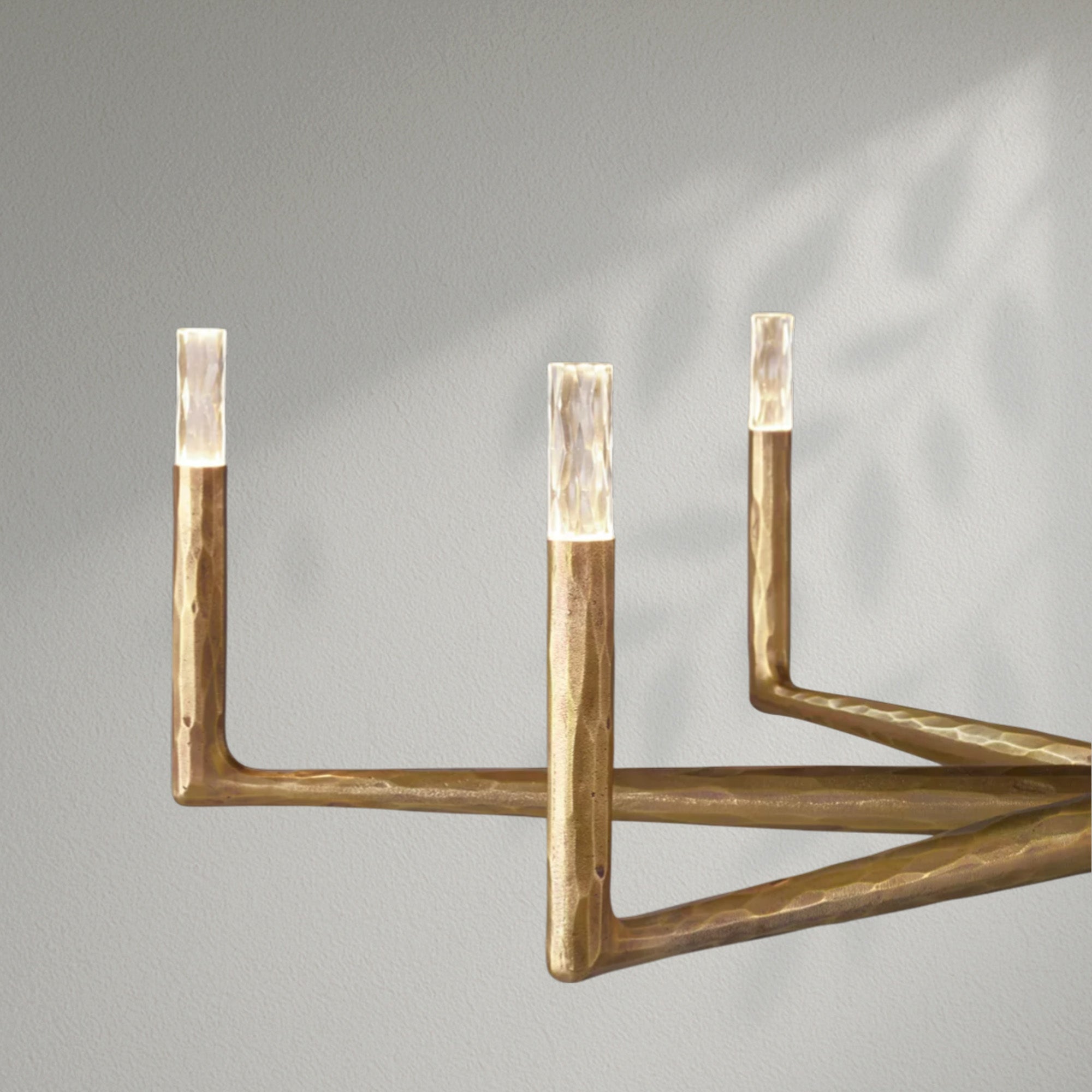 Thaddeos Forged Round Chandelier