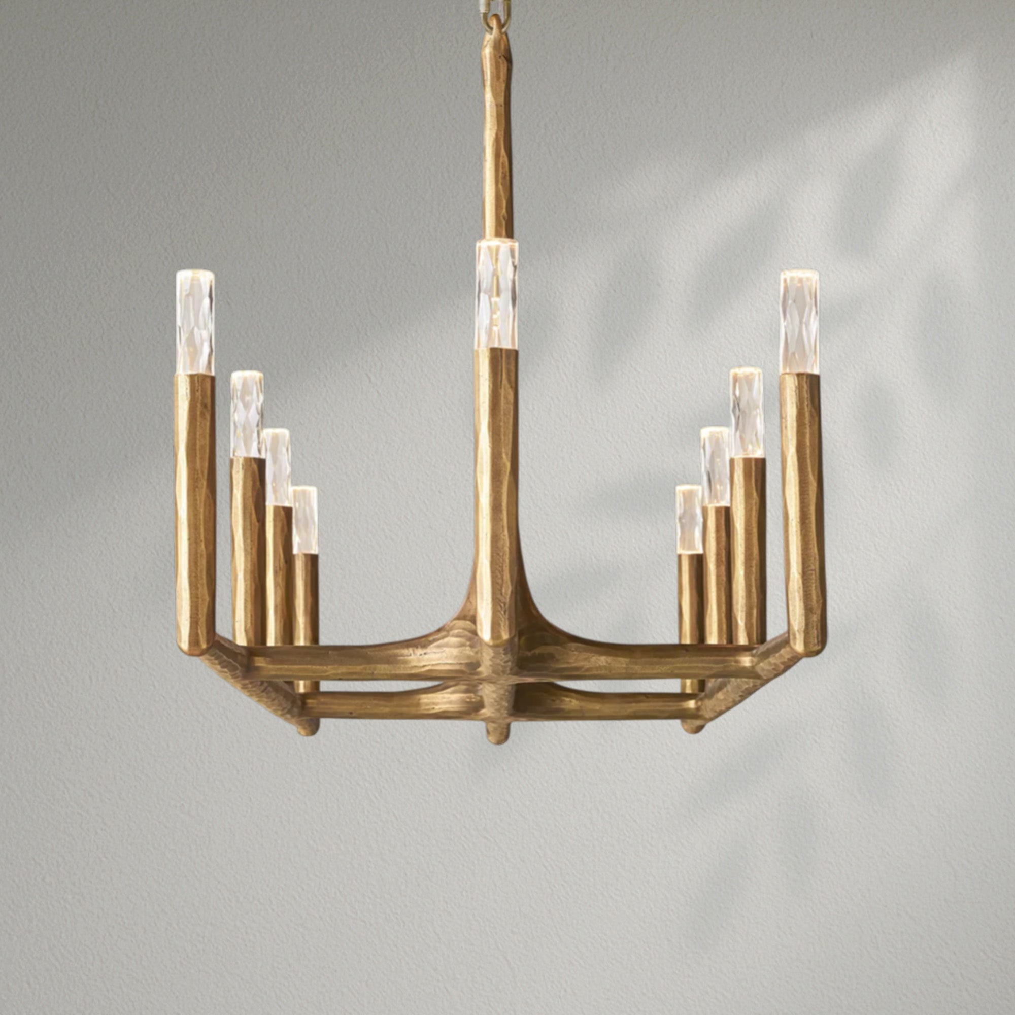 Thaddeos Forged Linear Chandelier