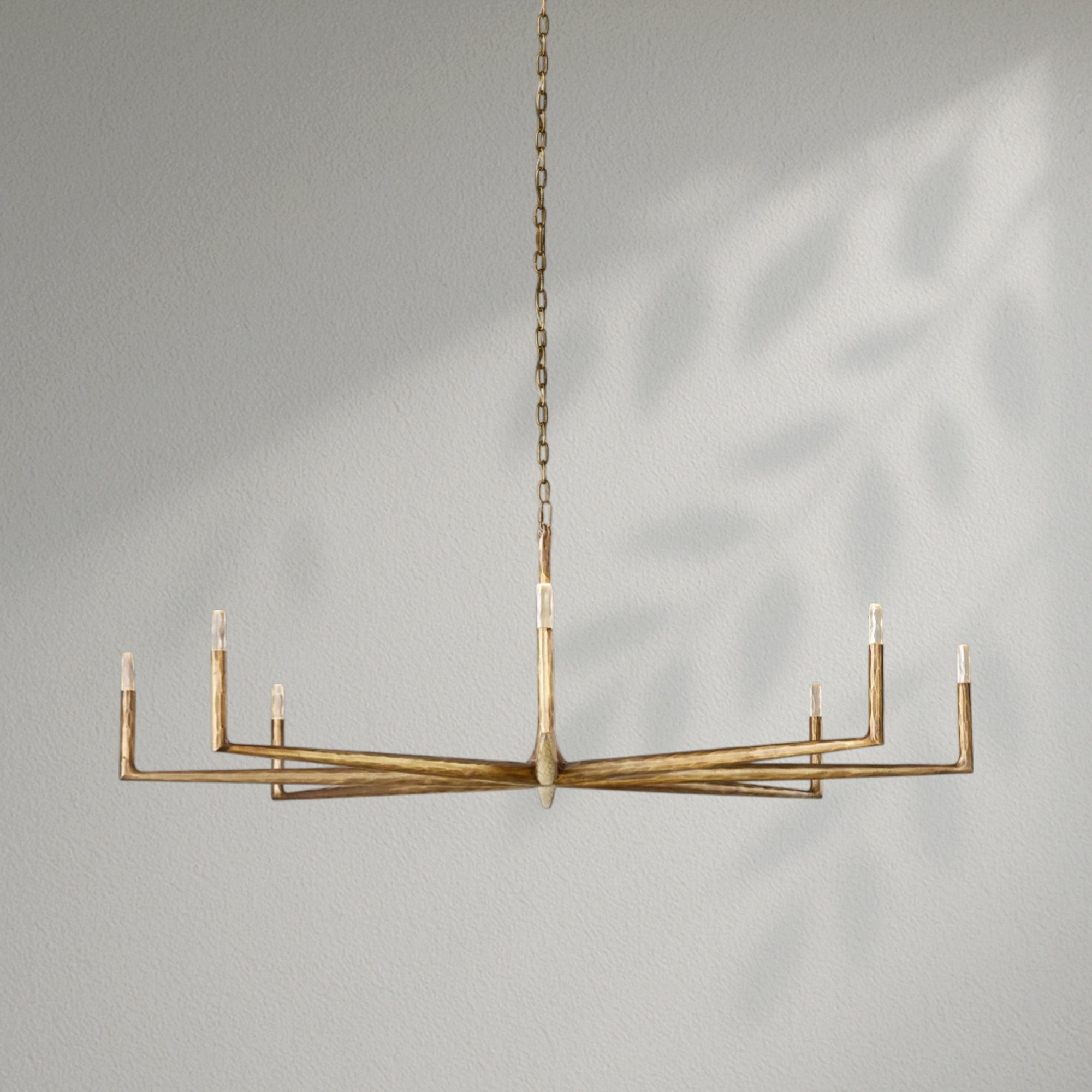 Thaddeos Forged Round Chandelier