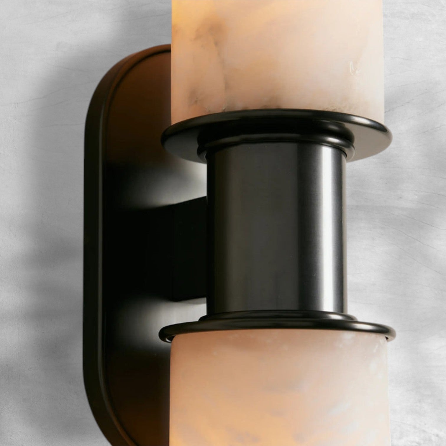 Harlin 2-Light Wall Sconce in Alabaster