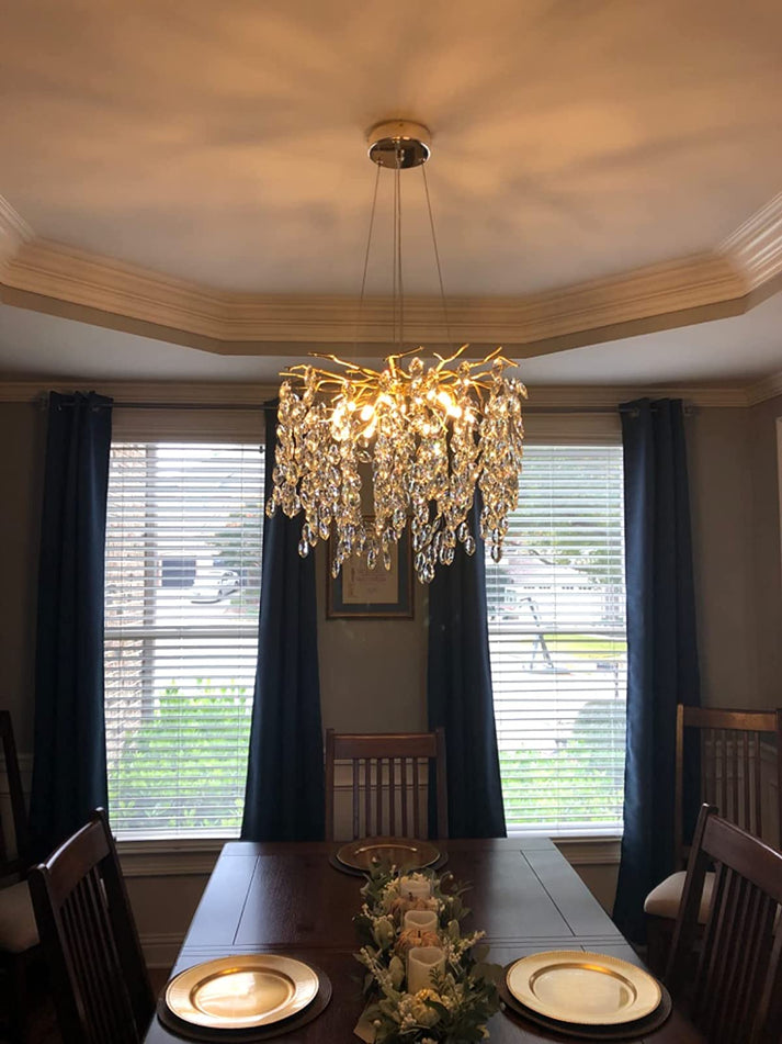 Albero Modern French-Style Branch Crystal Chandelier