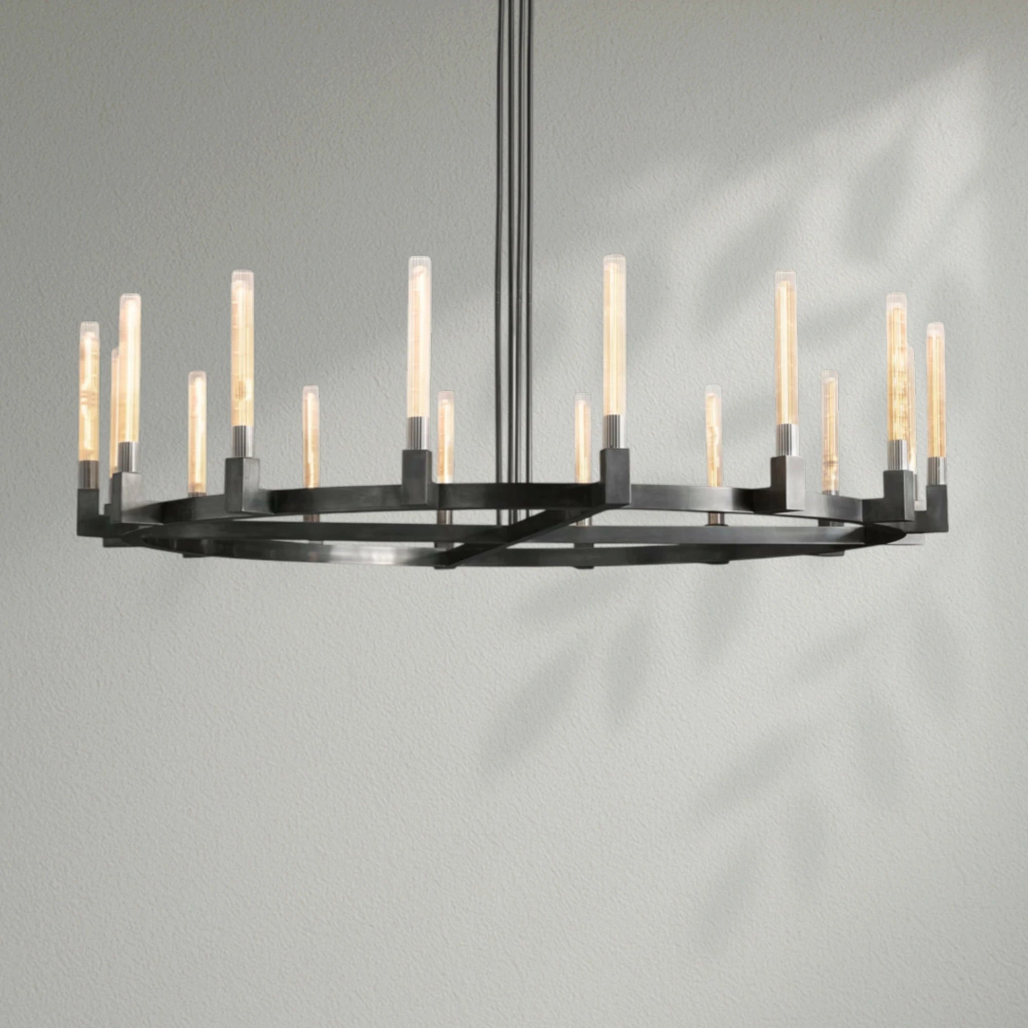 Cannelo Glass Round Chandelier