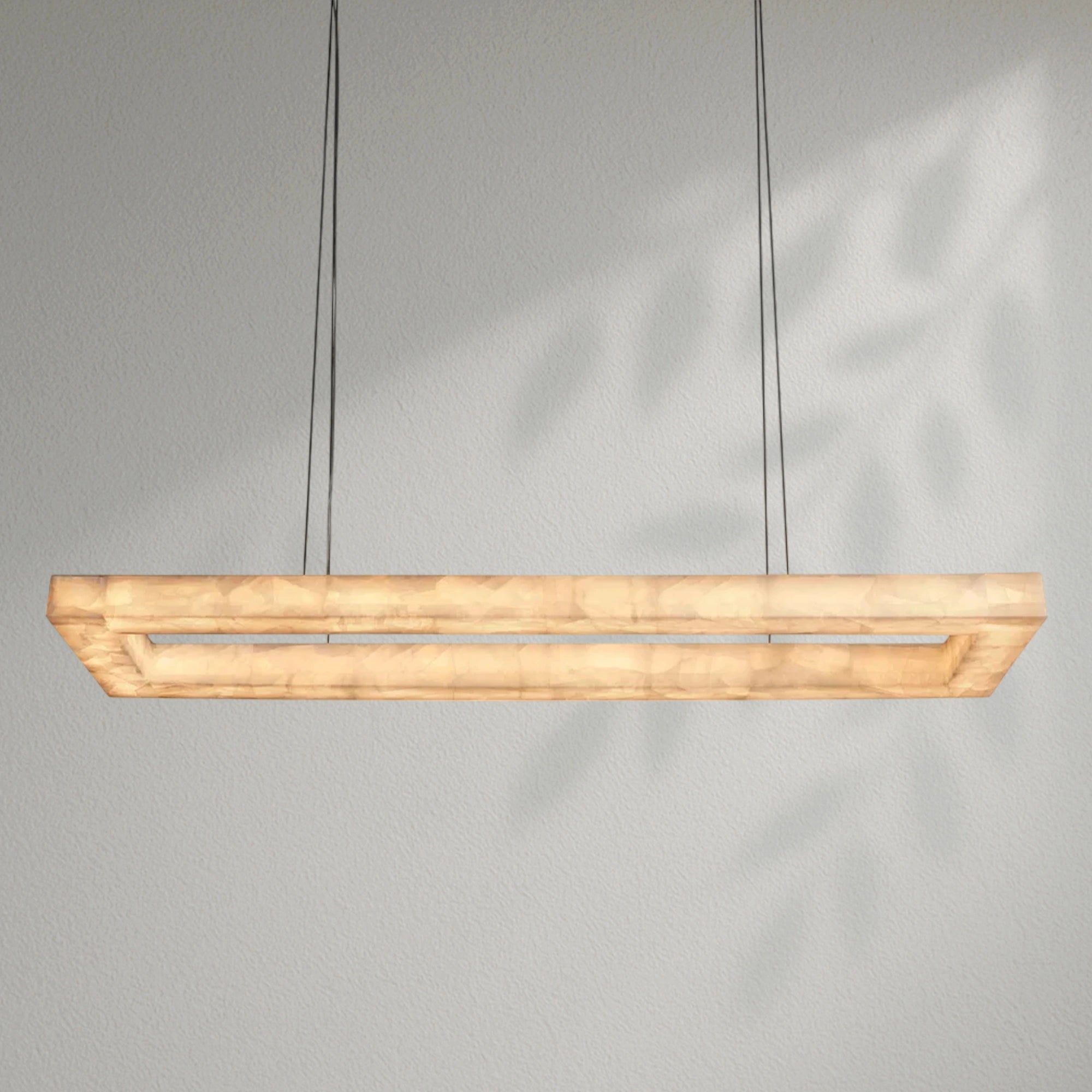 Rivaga Rectangular Calcite Chandelier