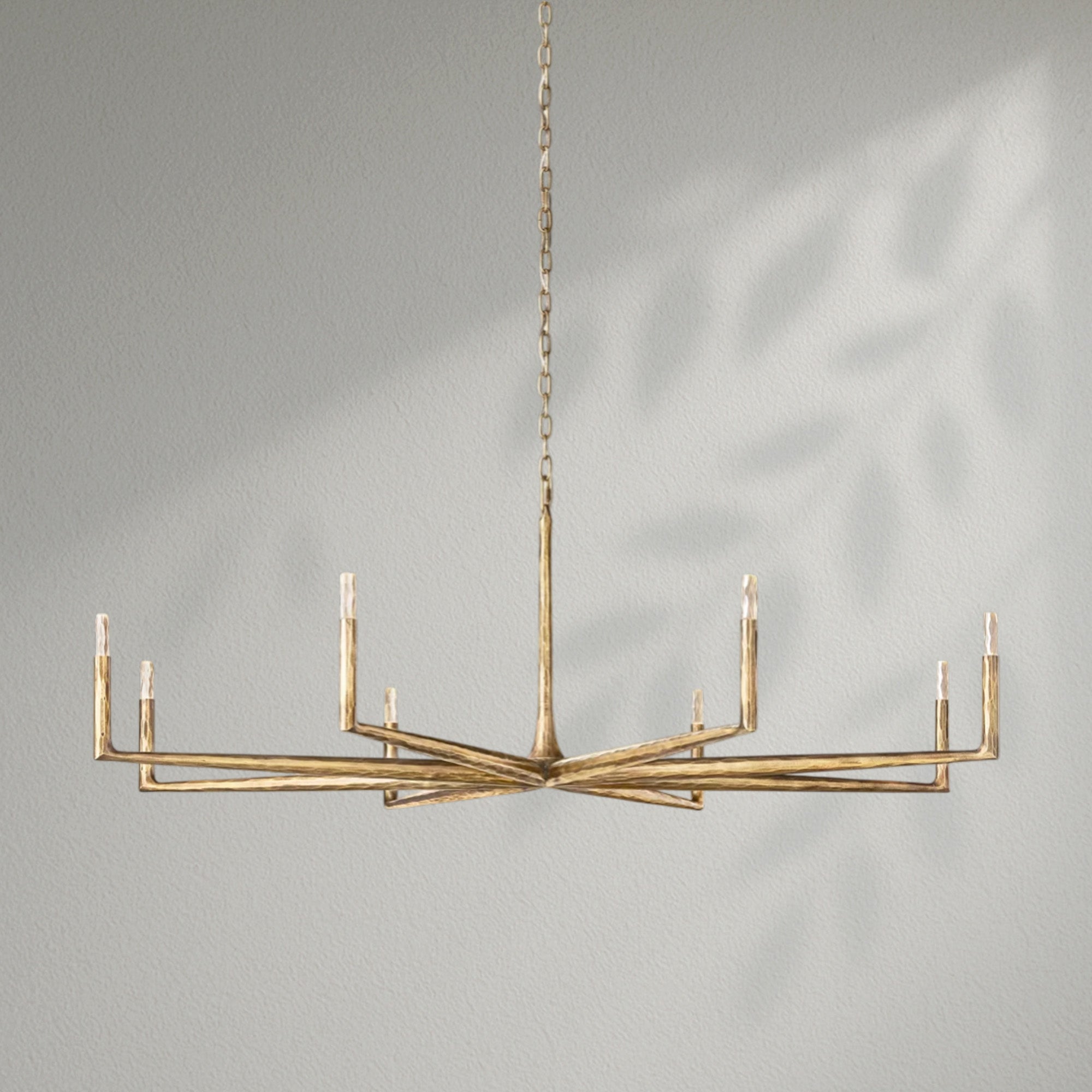 Thaddeos Forged Round Chandelier