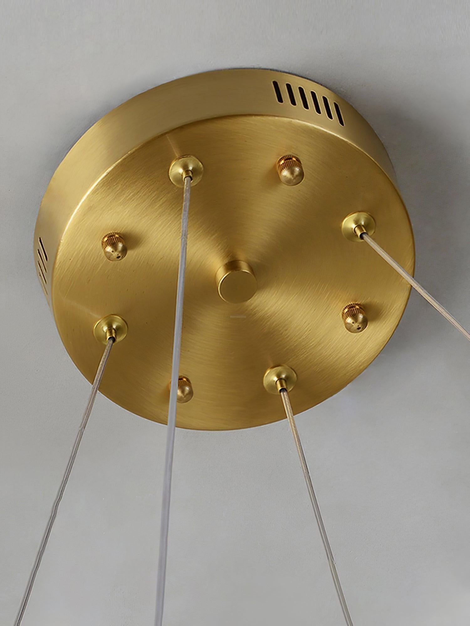Qatar Alabaster Round Chandelier