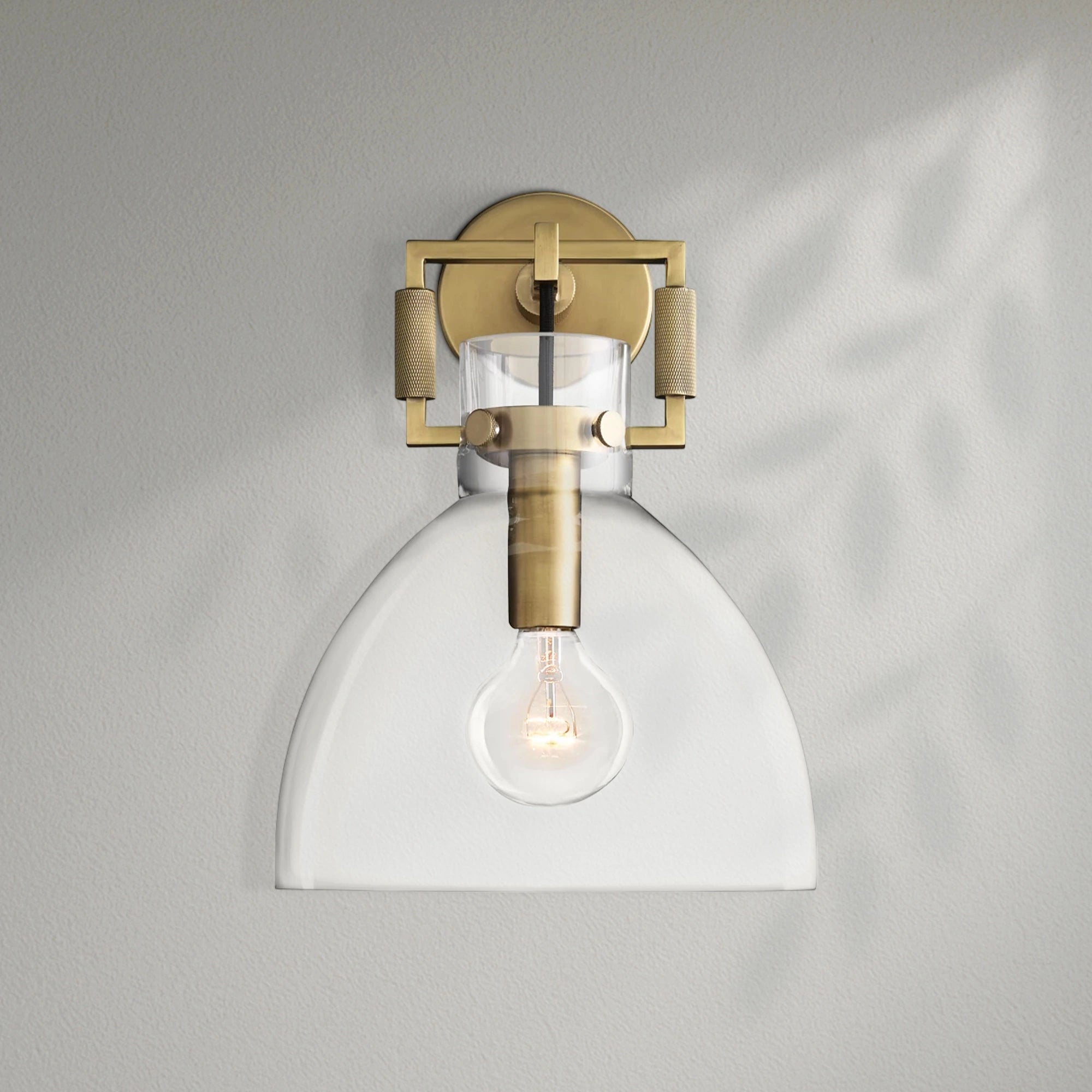 Machinis Glass Cloche Sconce