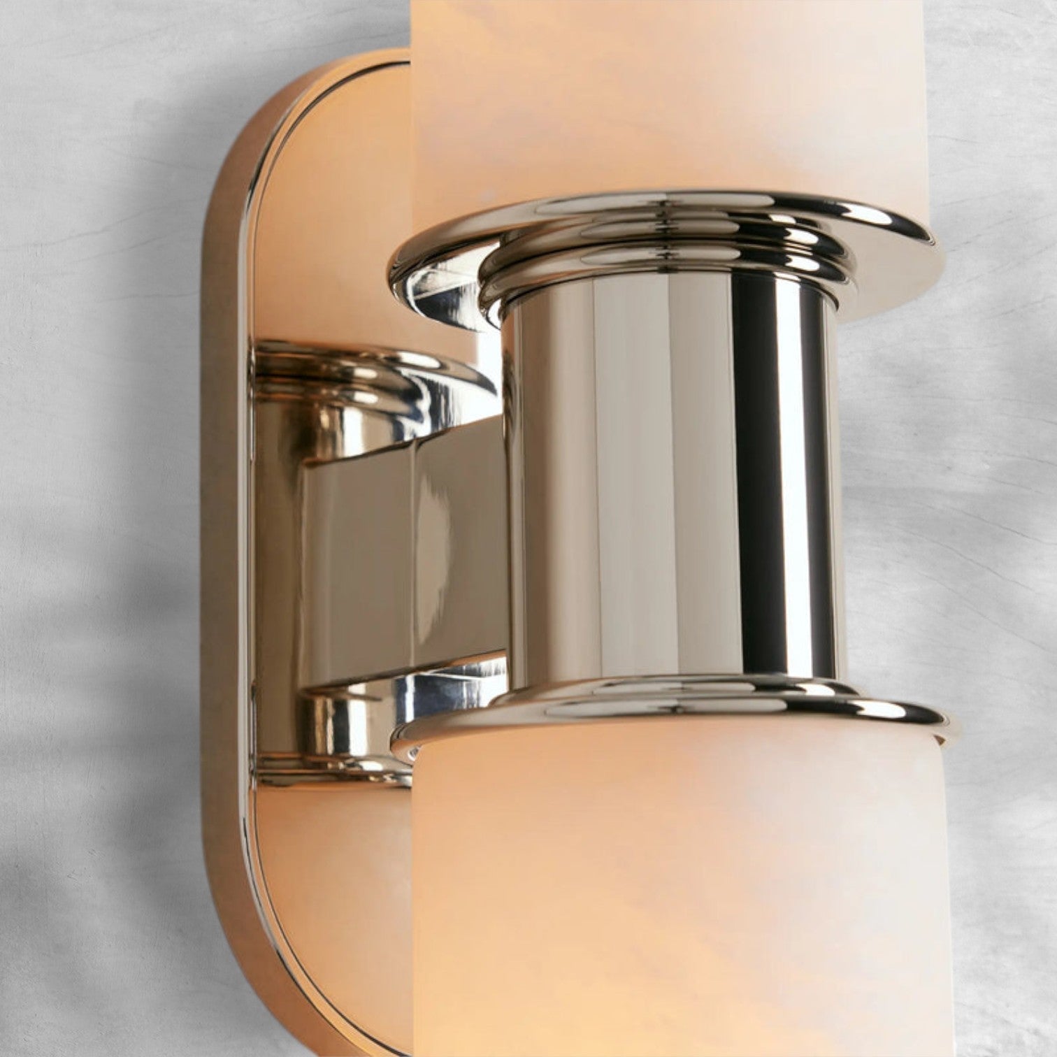 Harlin 2-Light Wall Sconce in Alabaster