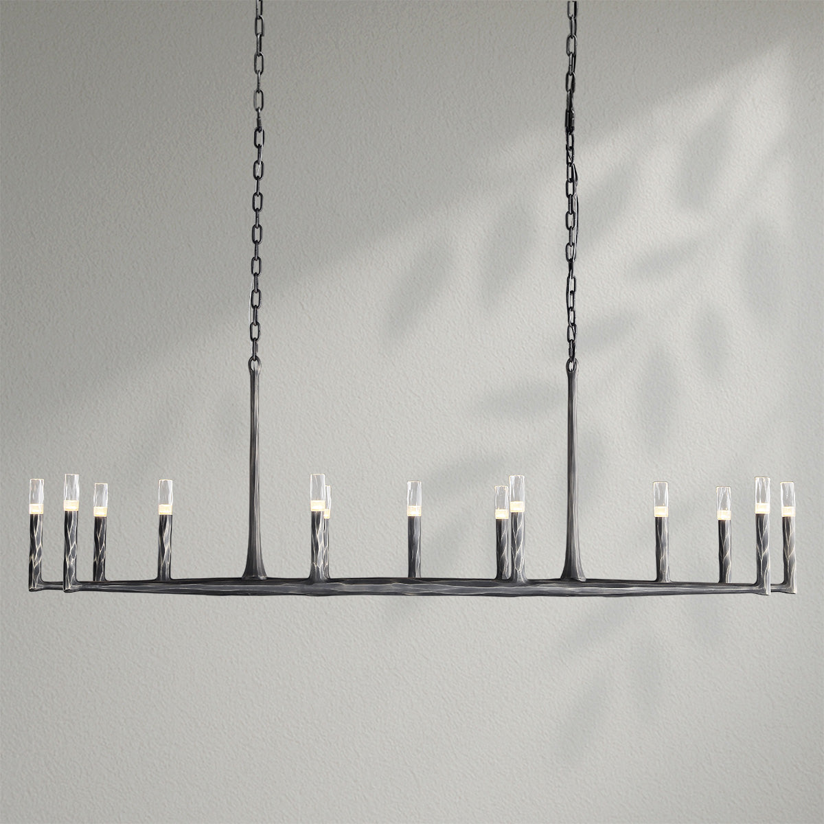 Thaddeos Forged Linear Chandelier
