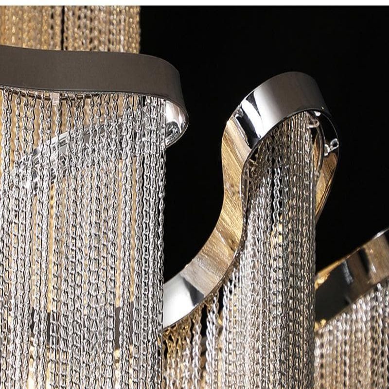 Liz Luxury Flower Chain Chandelier