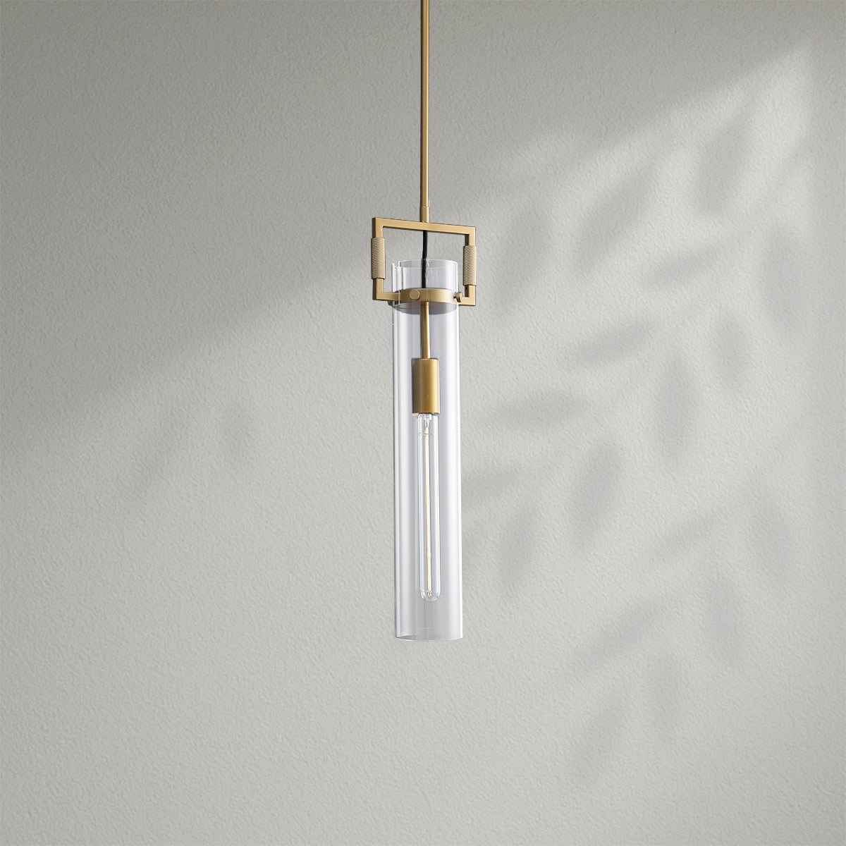Machinis Glass Cylinder Pendant