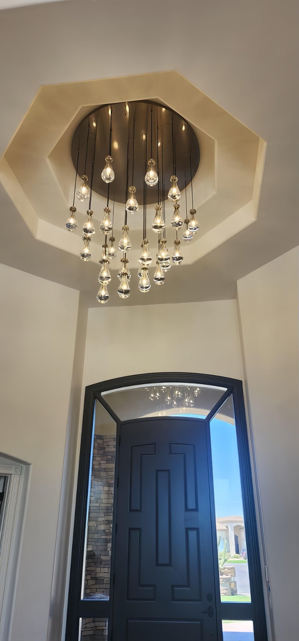 Raindrop Round Chandelier