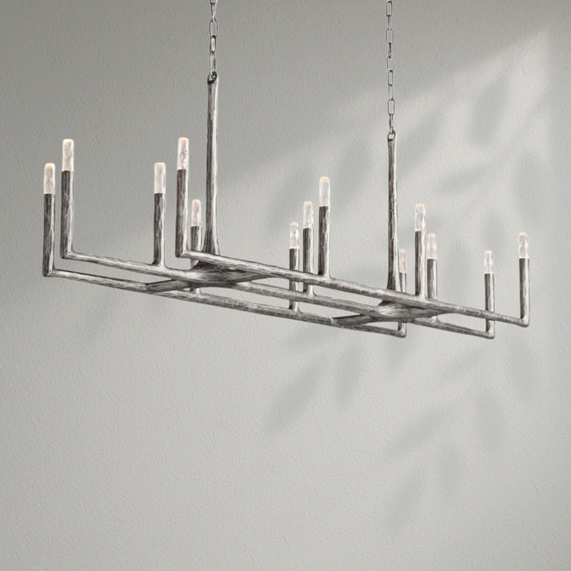 Thaddeos Forged Linear Chandelier