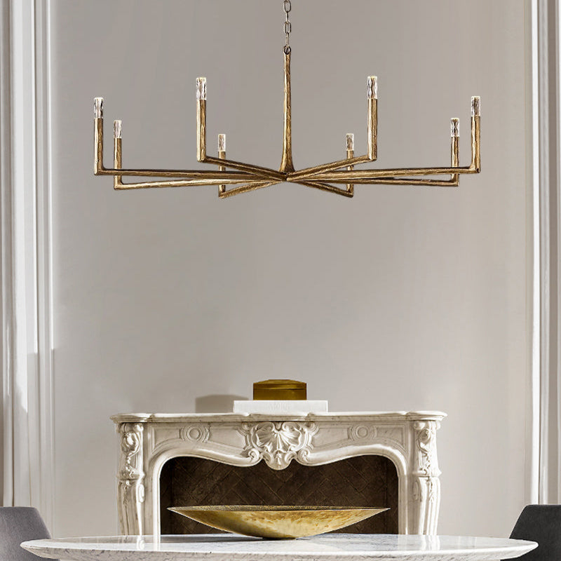 Thaddeos Forged Round Chandelier