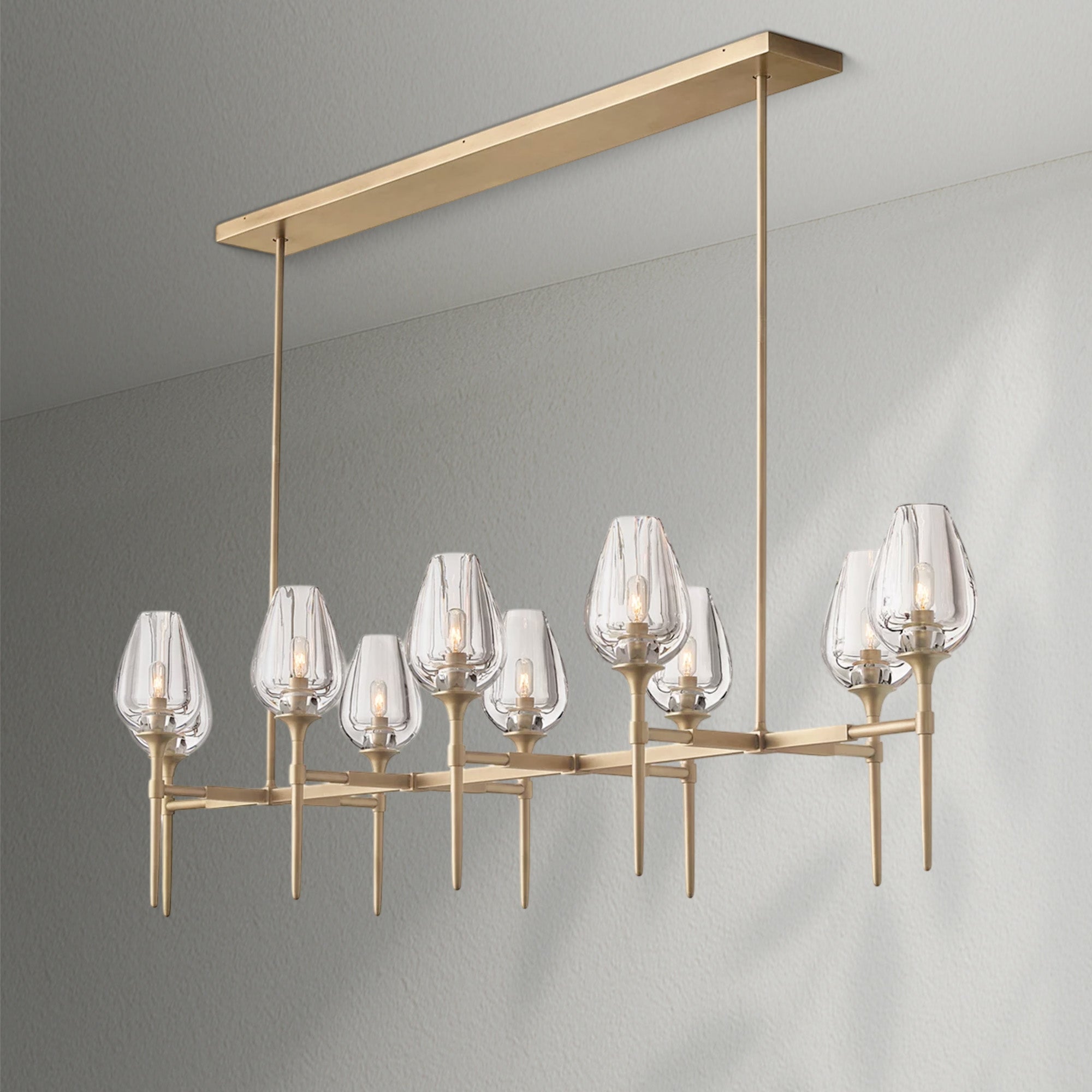 Tulips Linear Chandelier