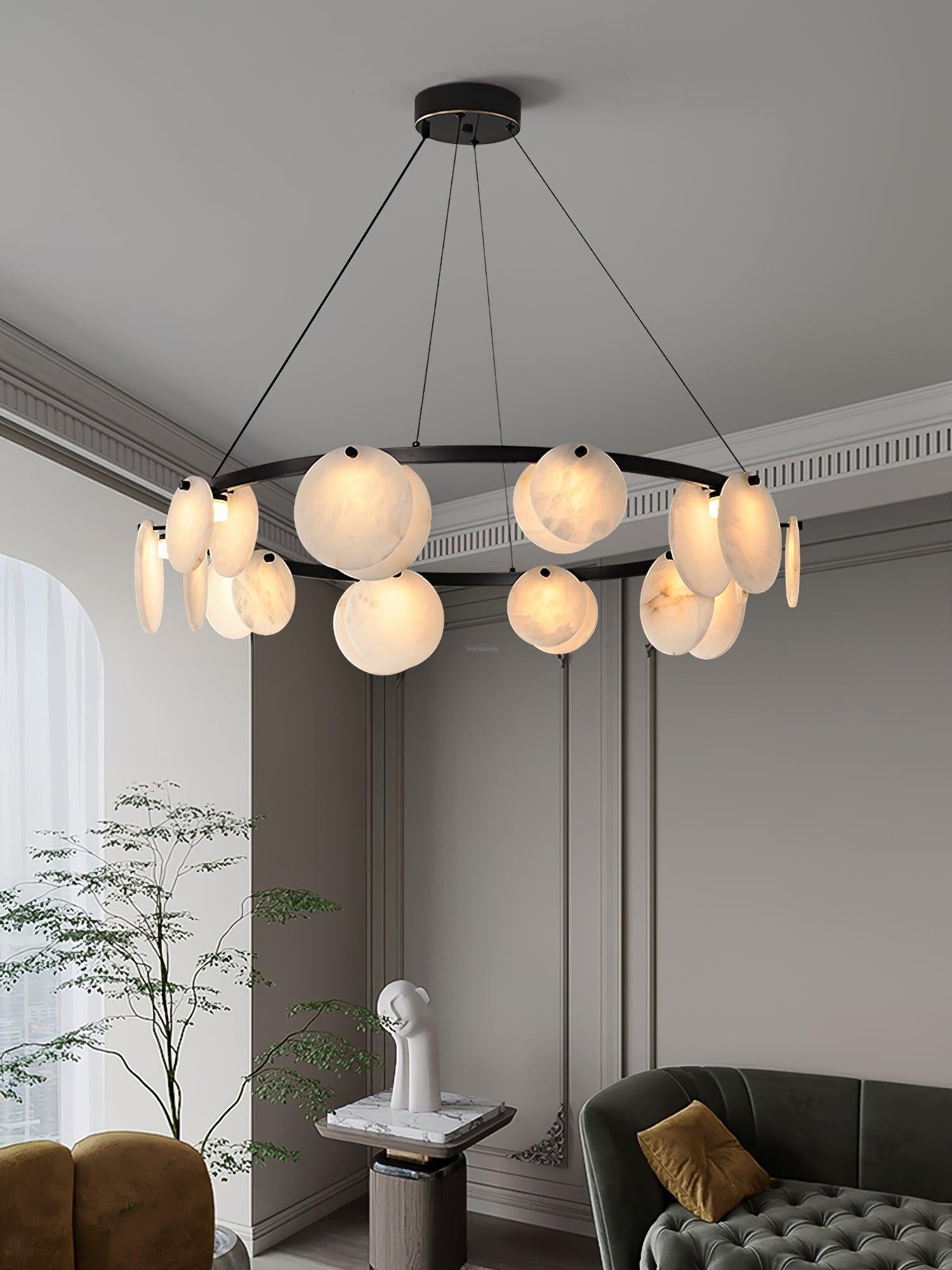 Trinidad Alabaster Chandelier with 8/10 heads