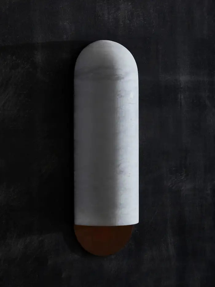 Alabaster Curved and Elongated Wall Sconces Wall Light Fixtures Luster Gaze