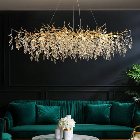 Albero Modern French-Style Branch Crystal Chandelier