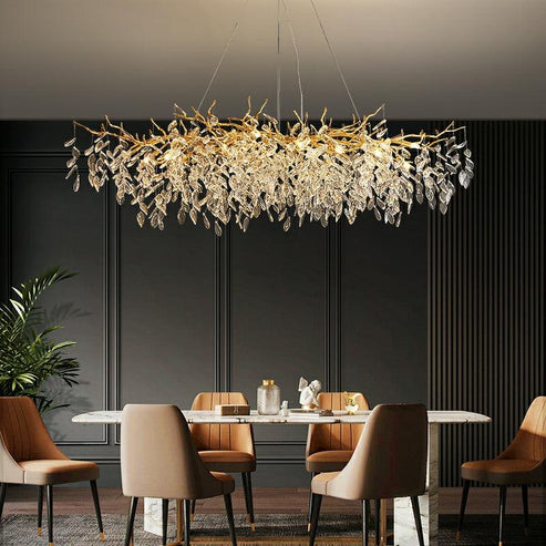 Albero Modern French-Style Branch Crystal Chandelier