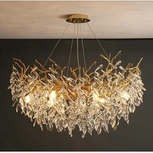 Albero Modern French-Style Branch Crystal Chandelier