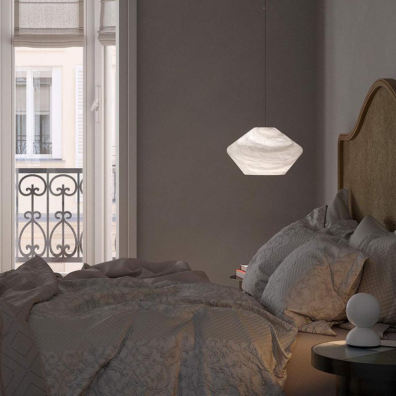 Alabaster Popular Art Pendant Light Besides Bed Pendant for living room,Pendant for kitchen,Pendant for bathrooms,Pendant for bedrooms,Pendant for foyer,Pendant for stairways,Pendant for dining room Luster Gaze