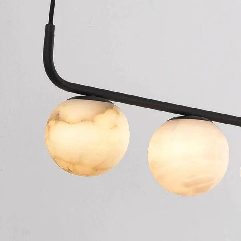 Alabaster Global Linear Chandelier 10.2"H