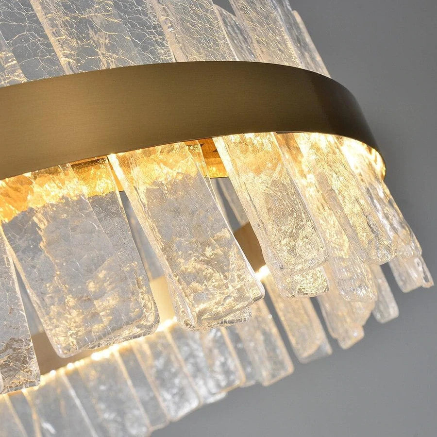 Luster Gaze Radiant Halo Round Chandelier - Background Shot