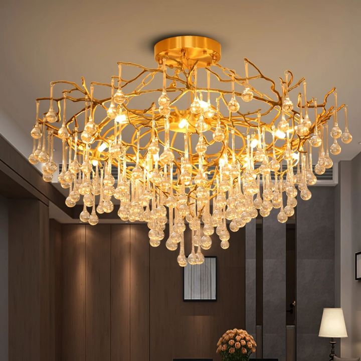 Branch Anita Brass Chandelier