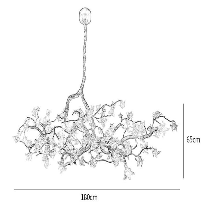 Branch Aosta Branch Chandelier