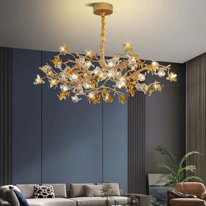 Branch Aosta Brass Branch Chandelier