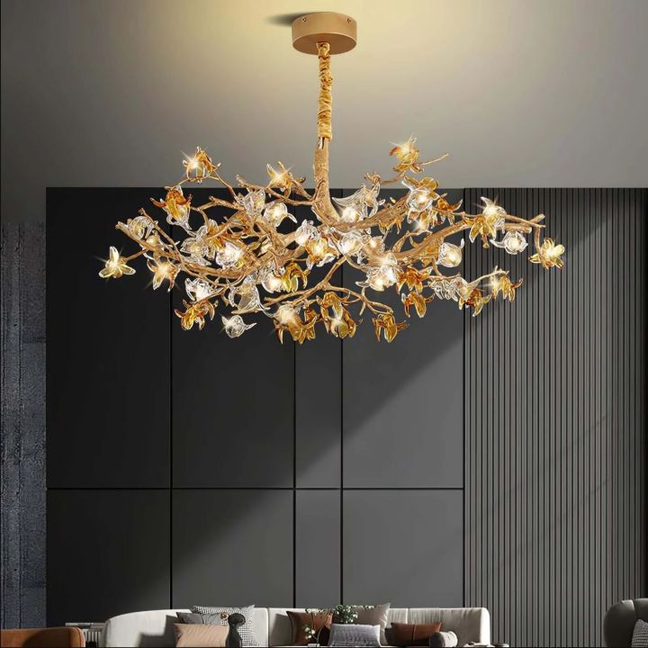 Branch Aosta Brass Branch Chandelier