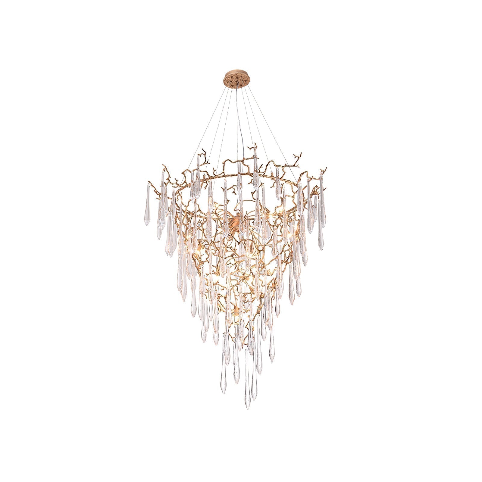 Branch Aqua Parable Chandeliers