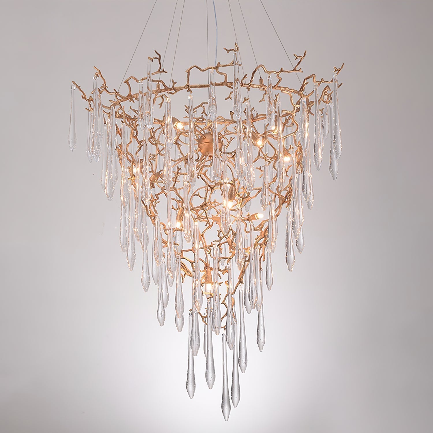 Branch Aqua Parable Chandeliers