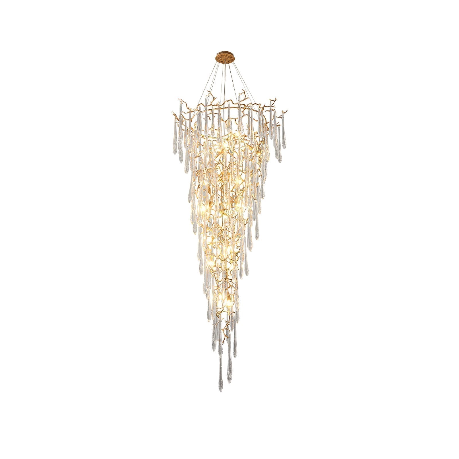 Branch Aqua Parable Chandeliers