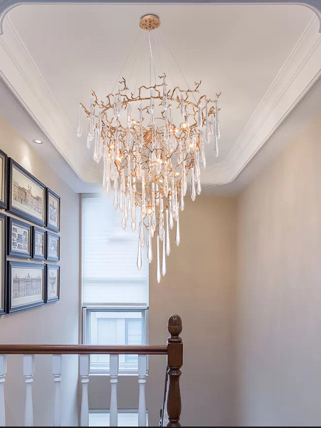 Branch Aqua Parable Chandeliers