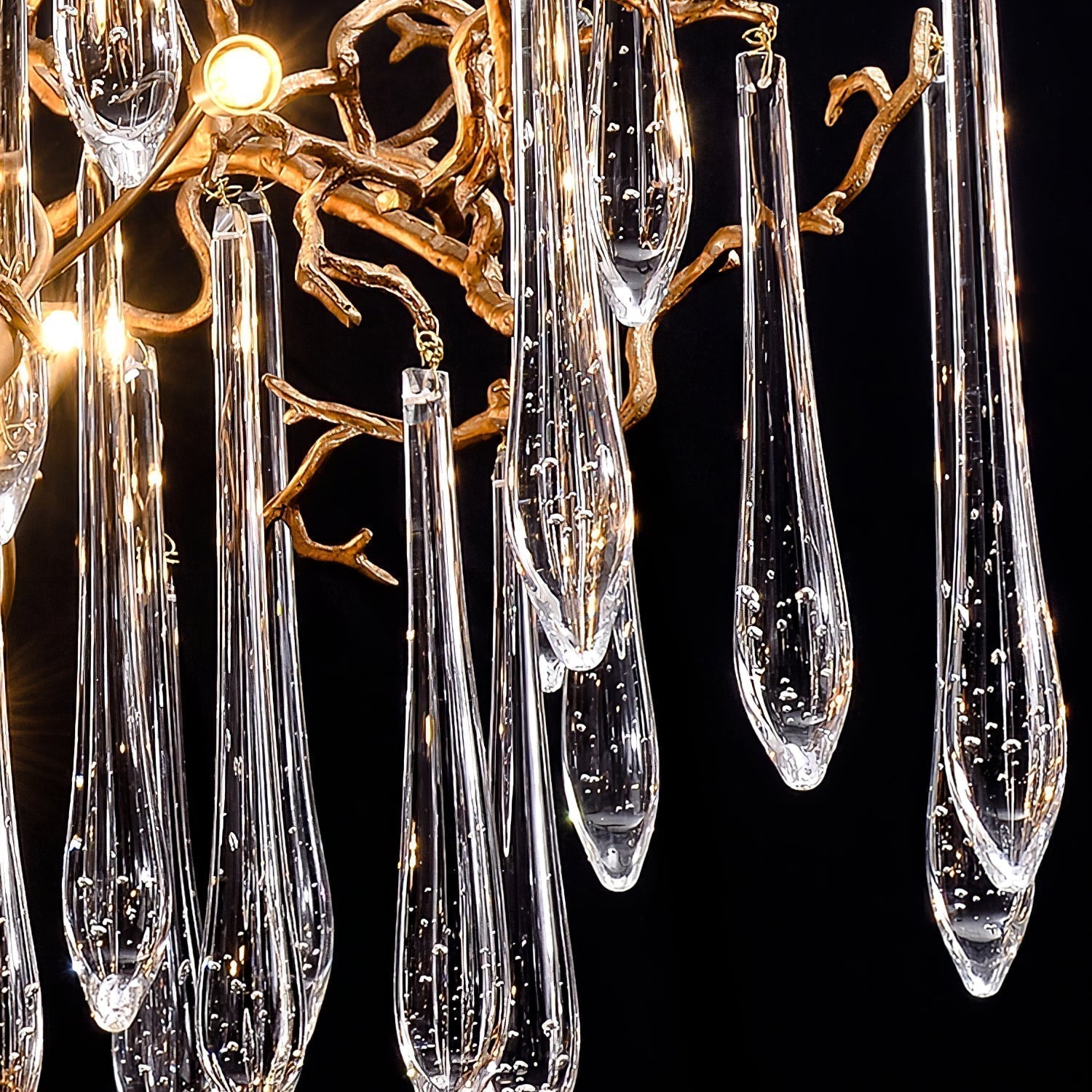 Branch Aqua Parable Chandeliers