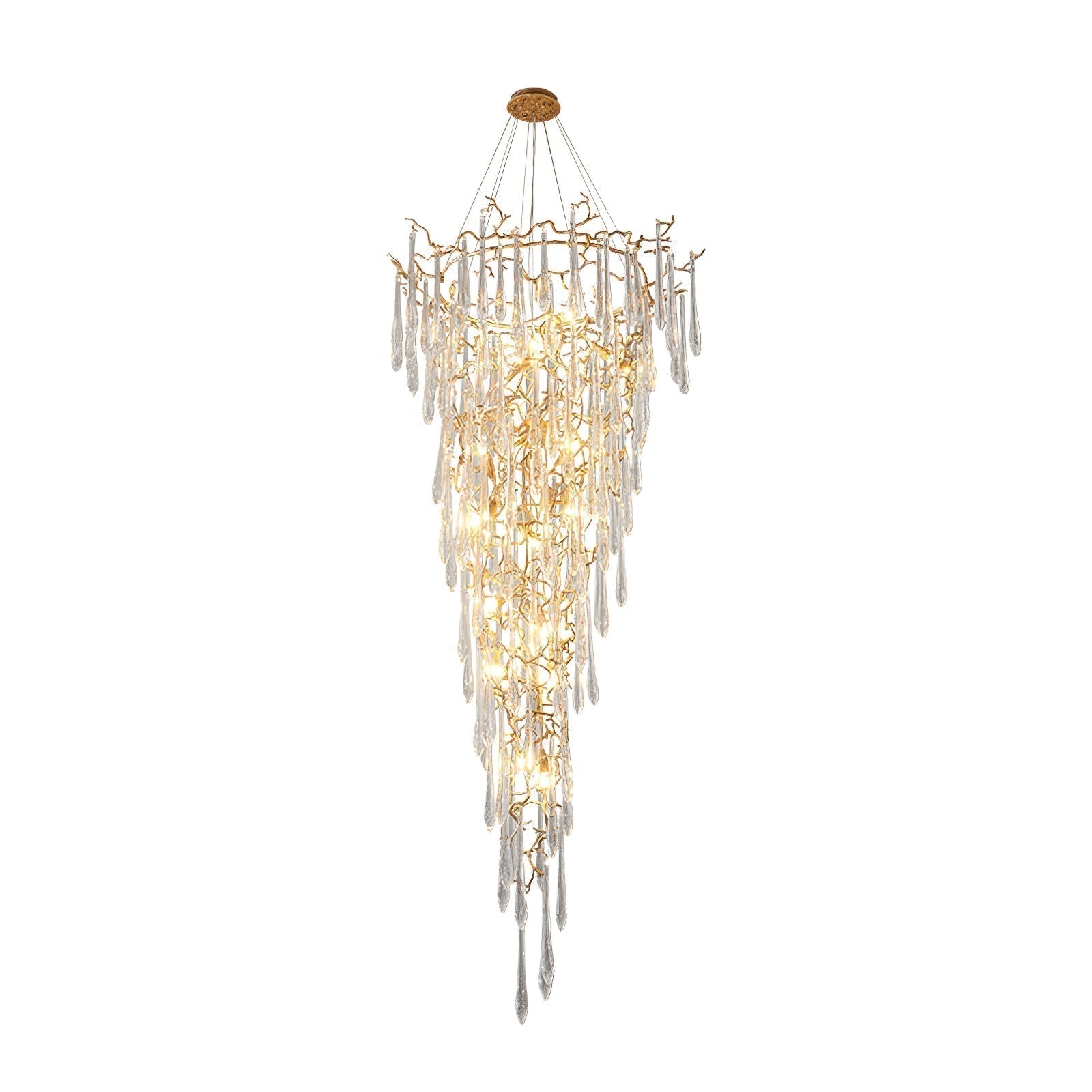 Branch Aqua Parable Chandeliers