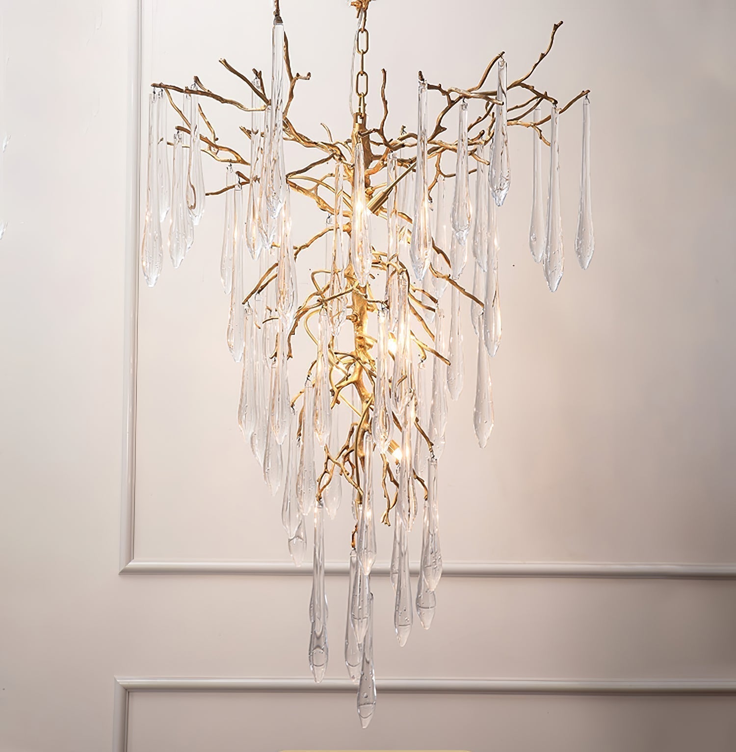Branch Aqua Parable Chandeliers