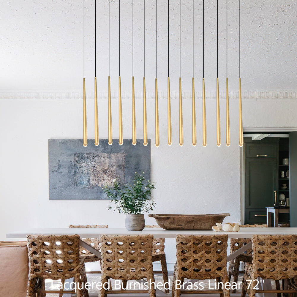 Aquitains Modern Linear Chandelier
