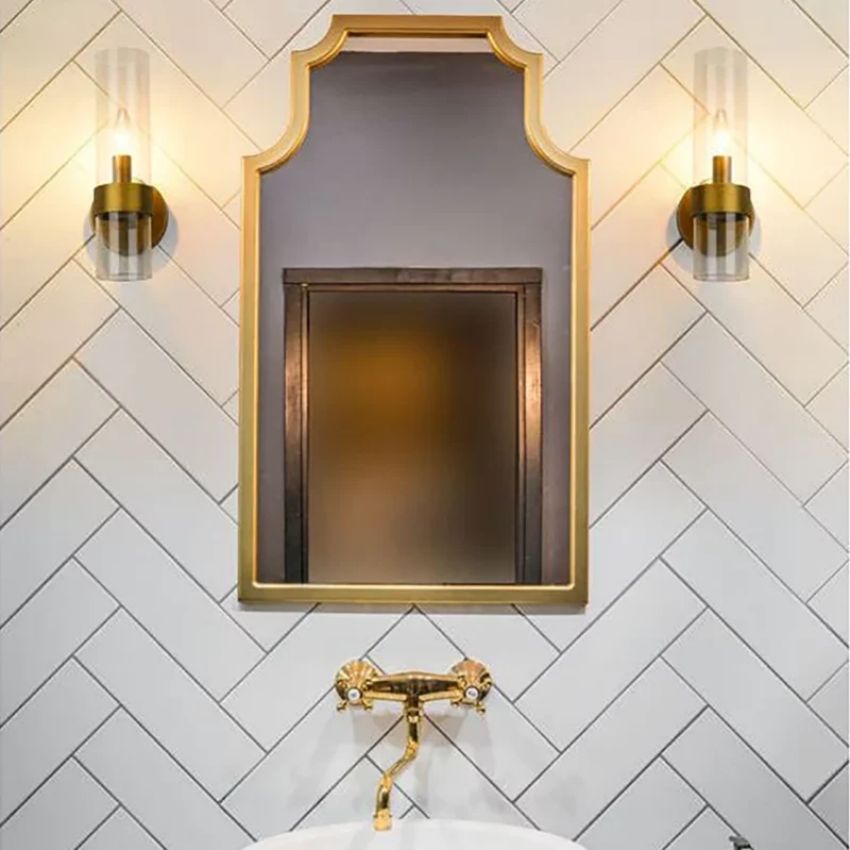 Luster Gaze Industrial Edge 1-Light Wall Sconce - elegant American bedroom